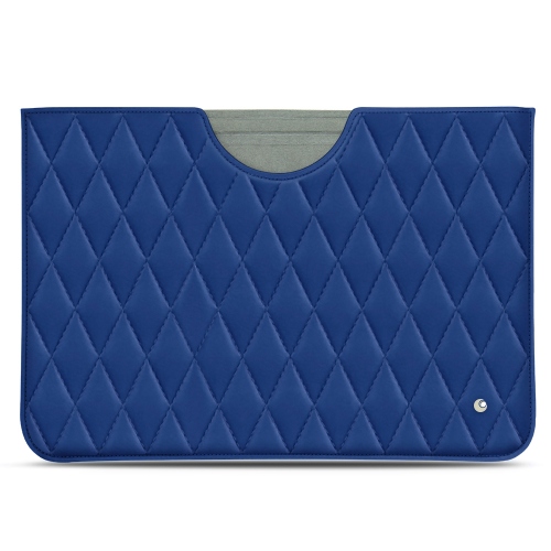 Microsoft Surface Pro (2017) leather sleeveBleu océan - Couture ( Nappa - Pantone #15458a) 