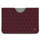 Custodia in pelle Microsoft Surface Go - Lie de vin - Couture ( Pantone 5115C ) 