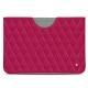 Microsoft Surface Go leather pouch - Rose fluo - Couture