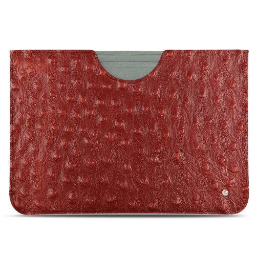 Funda de piel Microsoft Surface Pro (2017)Autruche ciliegia ( Pantone #a4343a ) 
