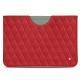 レザーケース Microsoft Surface Go - Rouge troupelenc - Couture