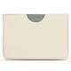 Microsoft Surface Go leather pouch - Blanc PU