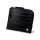 Porte-monnaie et cartes - Anti-RFID / NFC - Crocodile nero