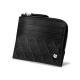 財布及びカードホルダー－抗RFID/NFC上皮 - Ebène - Couture ( Sleek P C12 - Black ) 