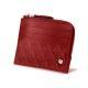 Wallet and card holder - Anti-RFID / NFC - Tomate - Couture ( Pantone 187C ) 