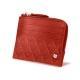 Porte-monnaie et cartes - Anti-RFID / NFC - Papaye - Couture ( Pantone 180C ) 