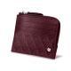 Porta-moedas e cartões - Anti-RFID / NFC - Lie de vin - Couture ( Pantone 5115C ) 
