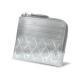 Porte-monnaie et cartes - Anti-RFID / NFC - Platinium - Couture