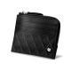 Porte-monnaie et cartes - Anti-RFID / NFC - Negre poudro - Couture