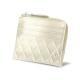Porte-monnaie et cartes - Anti-RFID / NFC - Blanc escumo - Couture