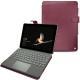 Microsoft Surface Go leather case - Prune vintage ( Pantone 512C ) 