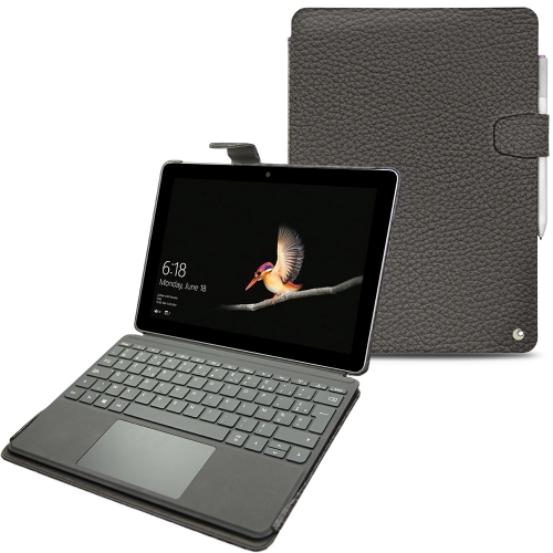 Lederschutzhülle Microsoft Surface GoAnthracite ( Pantone #41403c ) 