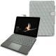 Microsoft Surface Go leather case - Gris - Couture ( Nappa - Pantone W428C ) 