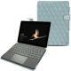 Housse cuir Microsoft Surface Go - Bleu ciel - Couture ( Nappa - Pantone 277C ) 