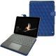 レザーケース Microsoft Surface Go - Bleu océan - Couture ( Nappa - Pantone 293C ) 