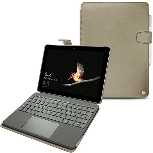 가죽 커버 Microsoft Surface GoDarboun sabla ( Pantone #BCB1A1 )