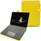 Housse cuir Microsoft Surface Go - Jaune fluo - Couture