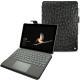 Capa em pele Microsoft Surface Go - Autruche nero