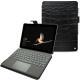 Housse cuir Microsoft Surface Go - Crocodile nero