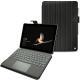 レザーケース Microsoft Surface Go - Abaca nero