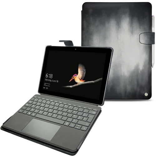 Funda de piel Microsoft Surface GoGris Patine