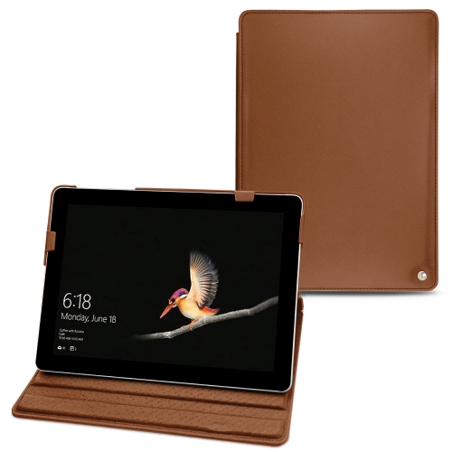 レザーケース Microsoft Surface GoMarron ( Nappa - Pantone #8B4720 ) 