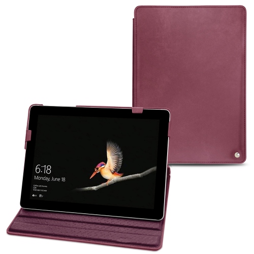 Microsoft Surface Go leather casePrune vintage ( Pantone #612434 ) 