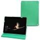 Microsoft Surface Go leather case - Menthe vintage ( Pantone 562C ) 