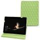 Microsoft Surface Go leather case - Vert olive - Couture ( Nappa - Pantone 578U ) 