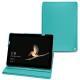 Microsoft Surface Go leather case - Bleu fluo