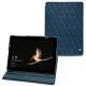 Microsoft Surface Go leather case - Blu mediterran - Couture