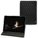 硬质真皮保护套 Microsoft Surface Go - Negre poudro - Couture