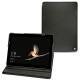 Microsoft Surface Go leather case - Negre poudro