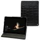 硬质真皮保护套 Microsoft Surface Go - Crocodile nero