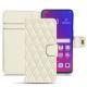Custodia in pelle Oppo Find X - Blanc - Couture ( Bologna - White ) 