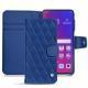 Custodia in pelle Oppo Find X - Bleu océan - Couture ( Nappa - Pantone 293C ) 