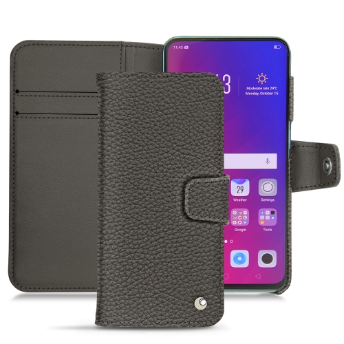 Custodia in pelle Oppo Find XAnthracite ( Pantone #41403c ) 