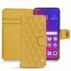 Capa em pele Oppo Find X - Mimosa - Couture ( Pantone 141C ) 