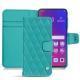 Housse cuir Oppo Find X - Bleu fluo - Couture