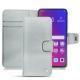 Funda de piel Oppo Find X - Platinium ( Pantone 877C ) 