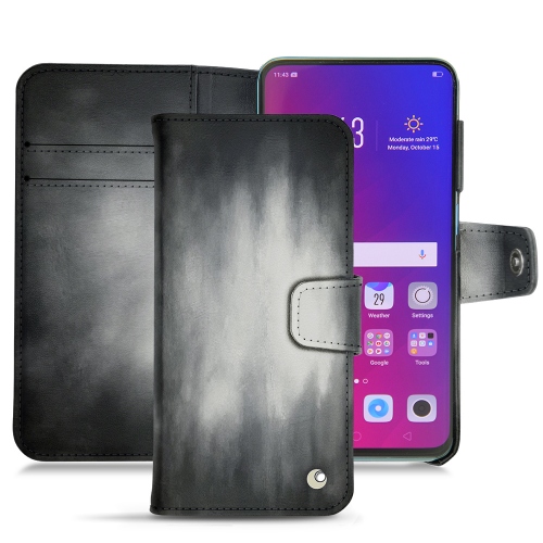 硬质真皮保护套 Oppo Find XGris Patine