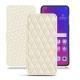 Housse cuir Oppo Find X - Blanc - Couture ( Bologna - White ) 