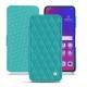 Custodia in pelle Oppo Find X - Bleu fluo - Couture