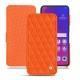 Housse cuir Oppo Find X - Orange fluo - Couture
