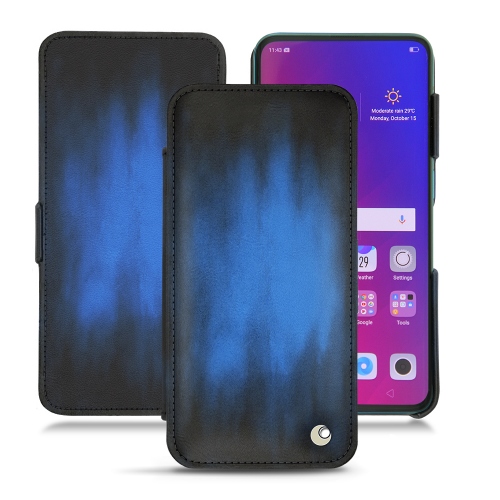 Funda de piel Oppo Find XBleu Patine