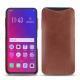 Lederschutzhülle Oppo Find X - Passion vintage ( Glutton - Red ) 