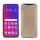 Oppo Find X leather cover - Taupe vintage ( Pantone 7530C ) 