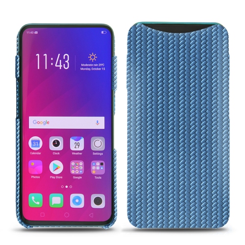 Custodia in pelle Oppo Find XAbaca ishia ( Pantone #395775 ) 