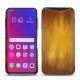 Coque cuir Oppo Find X - Doré Patine