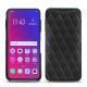 Coque cuir Oppo Find X - Noir - Couture ( Nappa - Black ) 